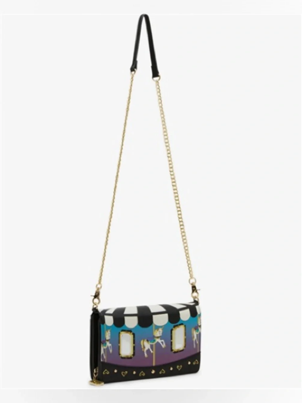 NWT Betsey Johnson Spin Me Carousel Purse